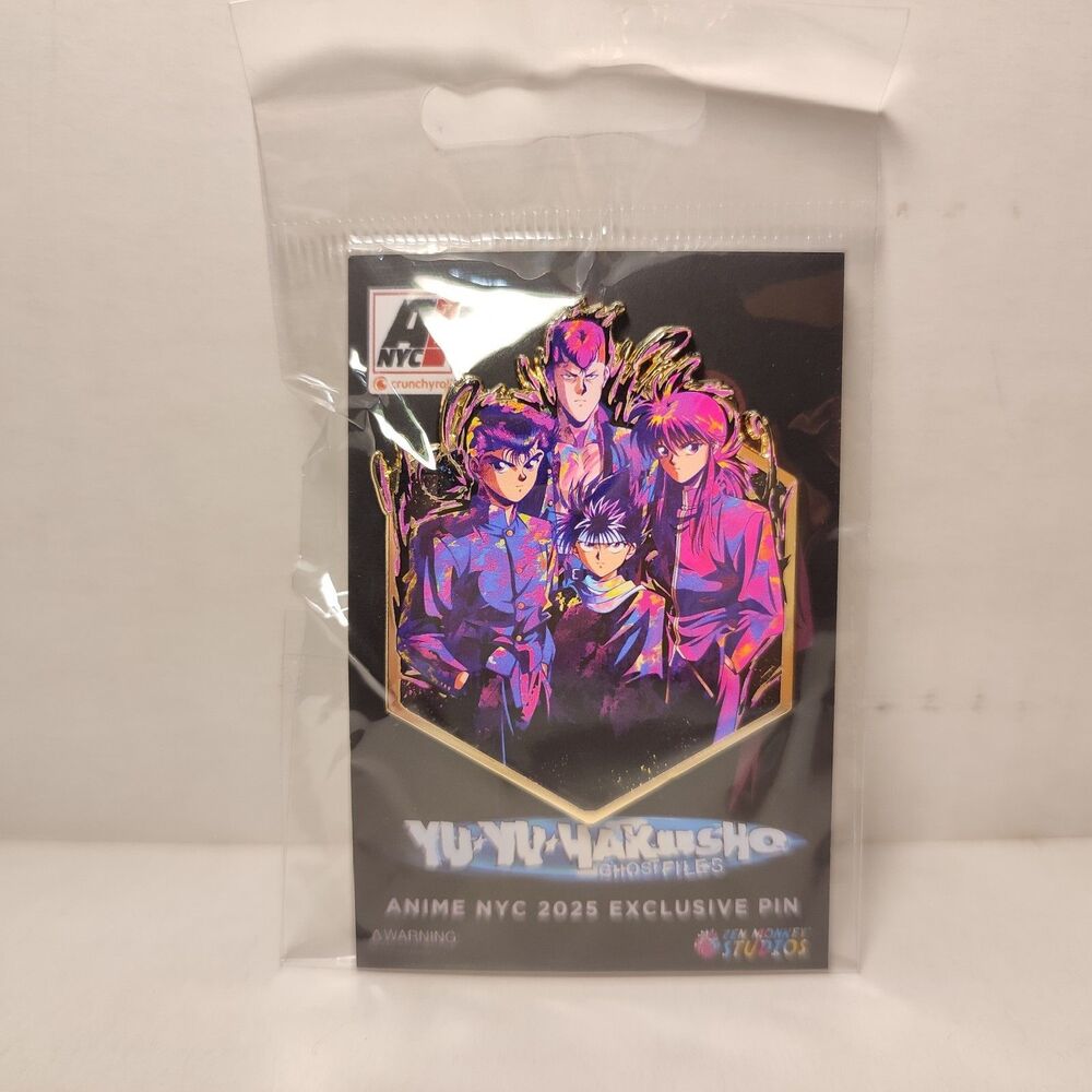 Yu Yu Hakusho Team Yusuke Limited Edition Enamel Pin Official NYCC Badge